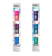 Créez-le ! Lot de 3 vernis à ongles pour filles